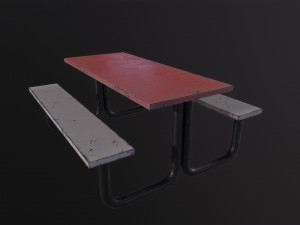 Picnic Table 3D Model