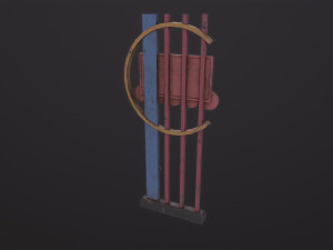 Rust Classic American Motel signboard Modelo 3D