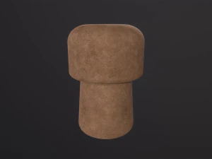Champagne Cork 3D Model