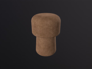 Champagne Cork 3D Model