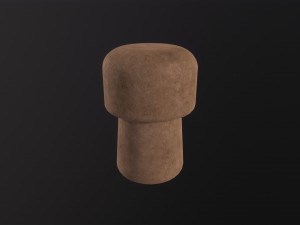 Champagne Cork 3D Model