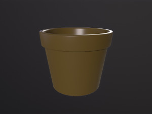 Flower Pot 3D Modell