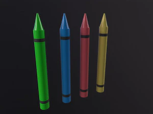Crayons crayon 3D Model