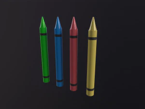 Crayons crayon 3D Model