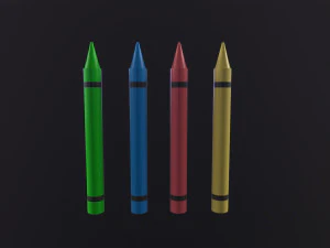 Crayons crayon 3D Model