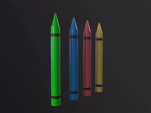 Crayons crayon 3D Model