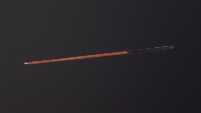 Pool Cues 3D Model .c4d .max .obj .3ds .fbx .stl .blend 
