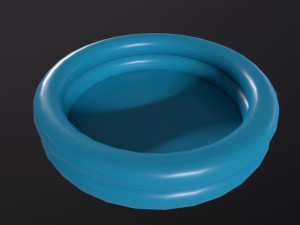 Inflatable Two Ring Pool 3D Model