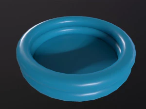 Inflatable Two Ring Pool 3D Model