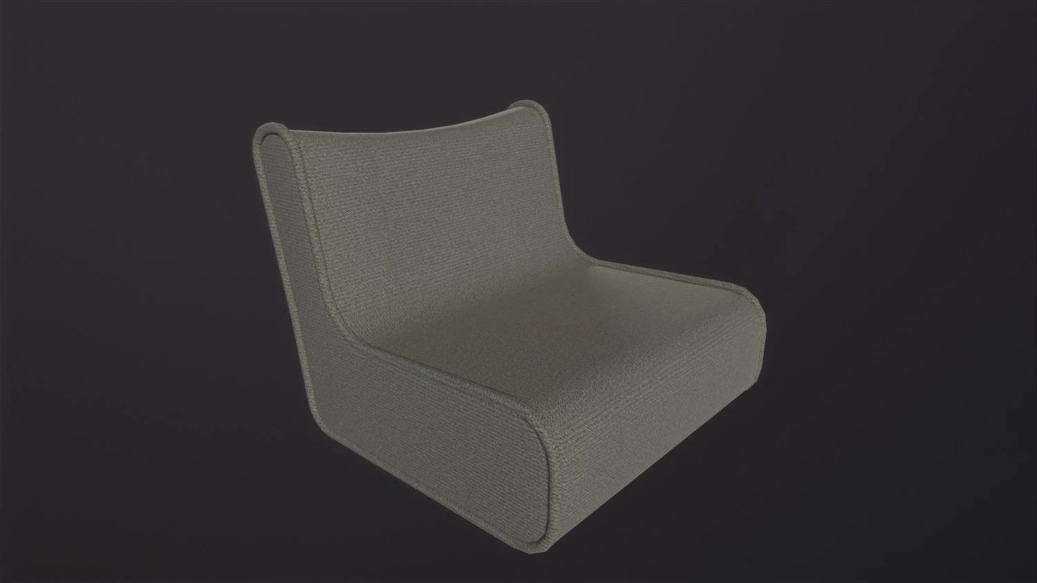 Bag Lounge 3D Model .c4d .max .obj .3ds .fbx .stl .blend 