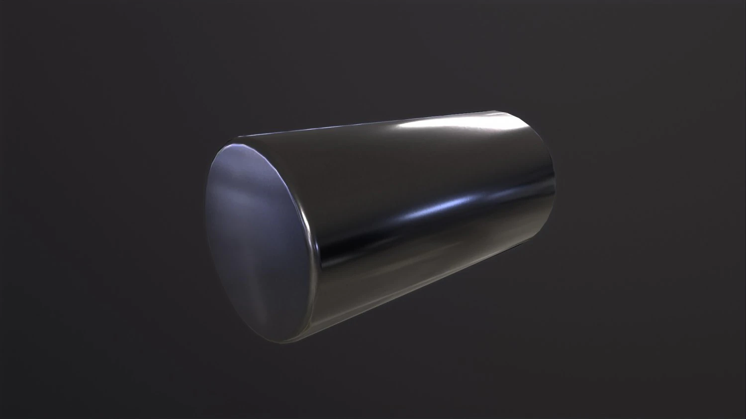 Srebrny cylinder Model 3D .c4d .max .obj .3ds .fbx .stl .blend 