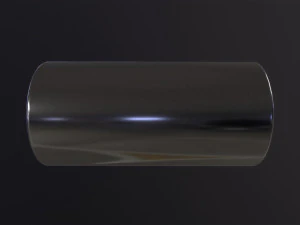 Srebrny cylinder Model 3D