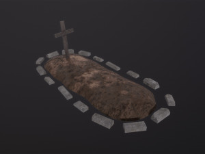 Soil Grave Modelo 3D