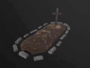 Soil Grave 3D Model