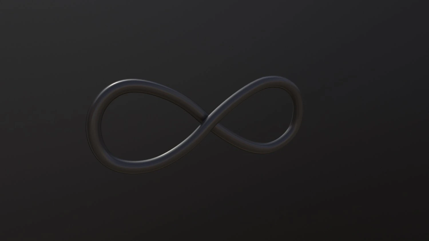 Infinity Symbol 3D Model .c4d .max .obj .3ds .fbx .stl .blend 
