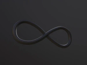Infinity Symbol 3D Model