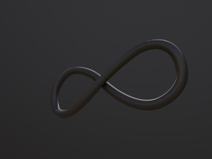 Infinity Symbol 3D Model