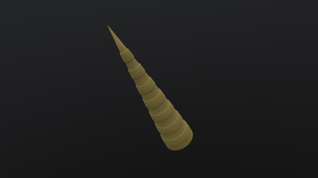 Unicorn Horn Modèle 3D .c4d .max .obj .3ds .fbx .stl .blend 
