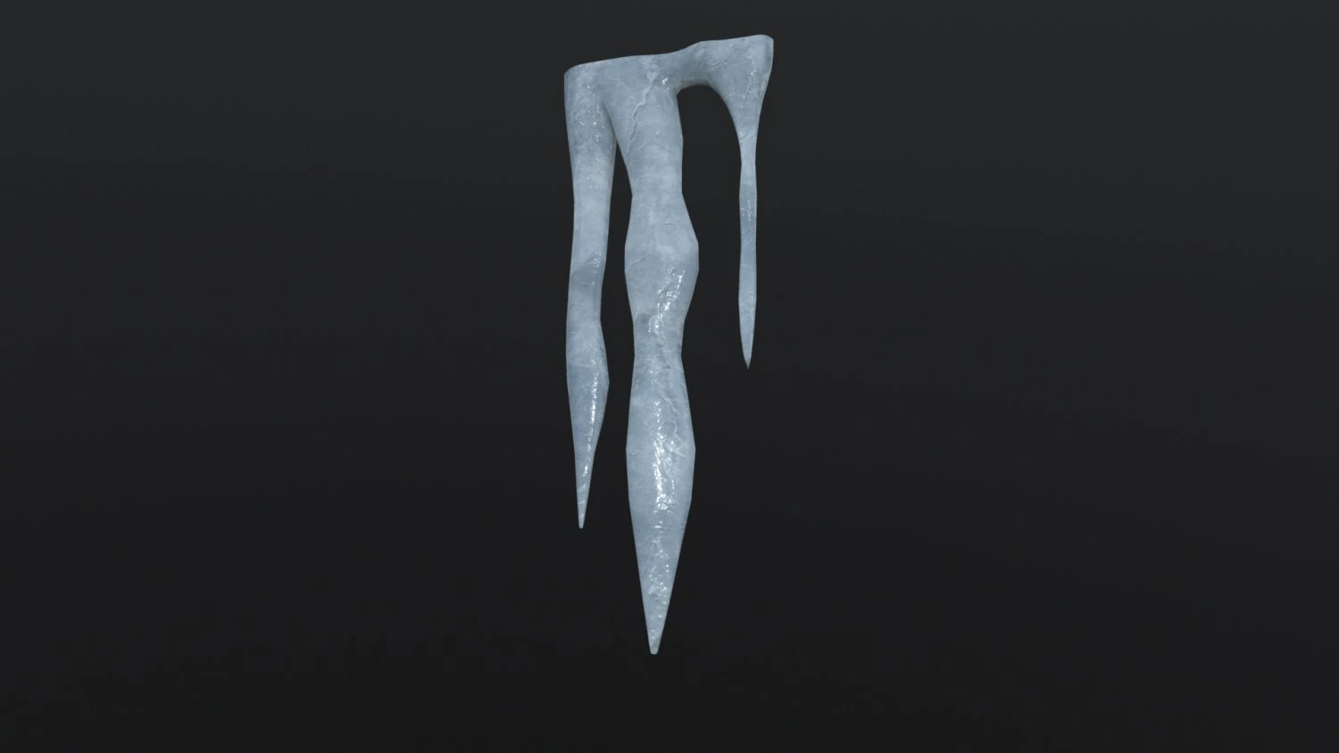 Icicle 3D Model .c4d .max .obj .3ds .fbx .stl .blend
