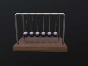 Newtons Cradle 3Dモデル