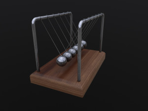 Newtons Cradle 3Dモデル