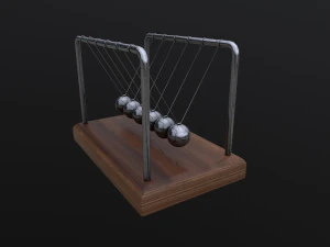 Newtons Cradle 3D Model