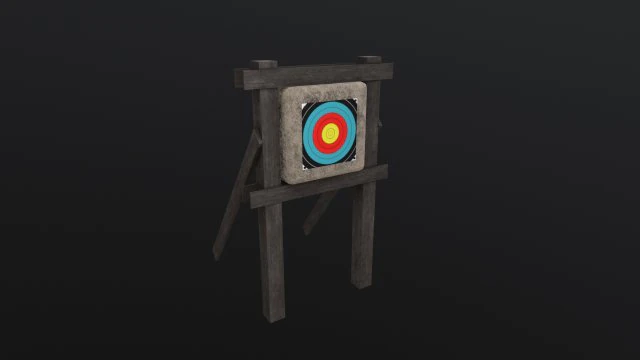 Target archery 3D Model .c4d .max .obj .3ds .fbx .stl .blend