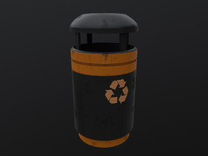 Rubbish Bin 3D Модель