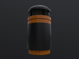 Rubbish Bin Model 3D
