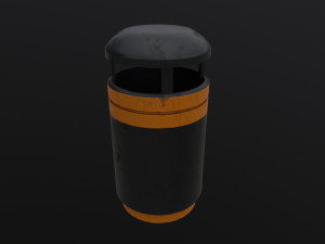 Rubbish Bin Model 3D