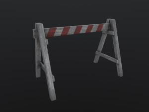 Wood Barricade 3D Модель