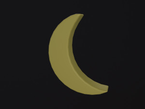 Cartoon Moon Modèle 3D