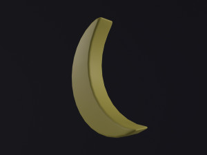 Cartoon Moon Modelo 3D
