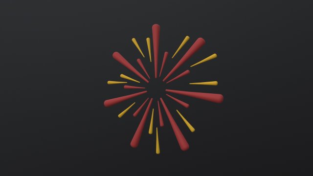Fireworks 3D Модель .c4d .max .obj .3ds .fbx .stl .blend 
