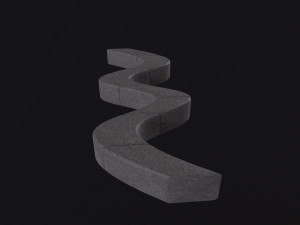 Modern Outdoor Bench 3D 模型