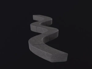 Modern Outdoor Bench 3D Model