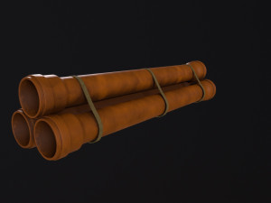 Drain Pipes 3D Model