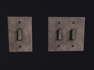 Standard Light Switch Model 3D