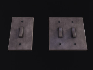 Standard Light Switch Model 3D