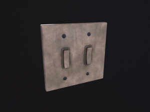 Standard Light Switch Model 3D