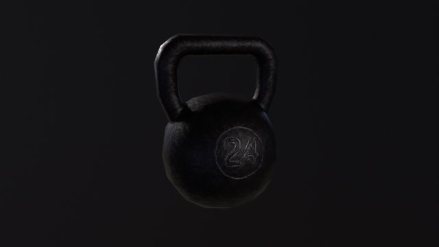 Kettlebell Modelo 3D .c4d .max .obj .3ds .fbx .stl .blend 