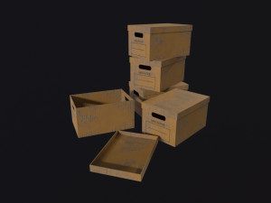 Archive box 3D 模型