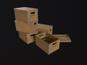 Archive box 3D मॉडल