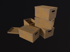 Archive box 3D मॉडल