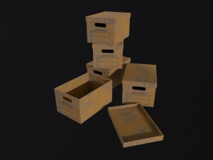 Archive box 3D मॉडल