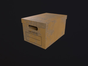 Archive box 3D मॉडल