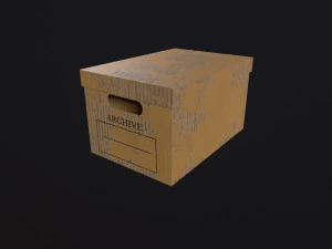 Archive box 3D Model