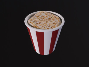Popcorn Box 3D मॉडल