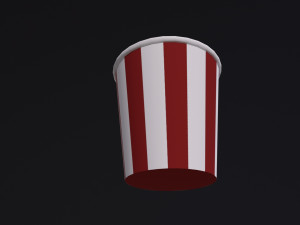 Popcorn Box 3D मॉडल