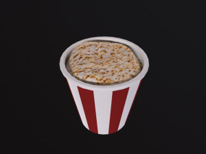 Popcorn Box 3D मॉडल
